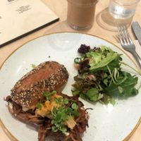 Pulled mushroom !! Erg smakelijk !  at Sync-Ok in Deventer