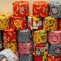 Toilet paper from ‘The good roll’ : 100% recycled👌🏻 at Sync-Ok in Deventer