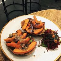 Gluten free bread with roasted pumpkin !!!  at Sync-Ok in Deventer