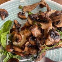 Mushroom Fricasse at The Greenhouse in Horsforth