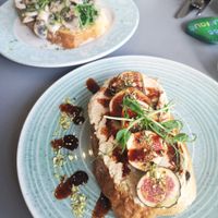 Hummus and Fig! at The Greenhouse in Horsforth