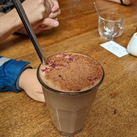 Nice smoothie! at Sacred Grounds in Exeter