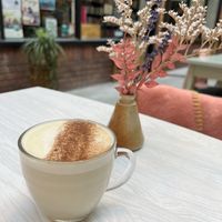   at Sacred Grounds in Exeter