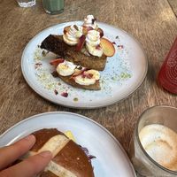   at Sacred Grounds in Exeter