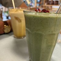   at Sacred Grounds in Exeter