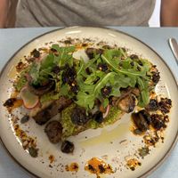   at Sacred Grounds in Exeter