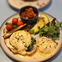 Big Ben. Lovely meal, and super fresh. I had a long coffee with this. It's went very well. Enjoy. at Sacred Grounds in Exeter