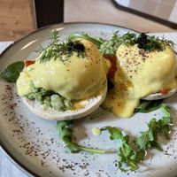 “Eggs” royale  at Sacred Grounds in Exeter