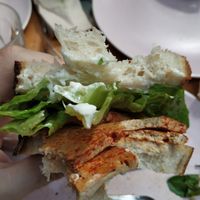 Lunch 2: sandwich at Sacred Grounds in Exeter