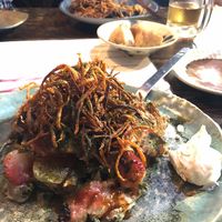 Strawberry okonomiaki 😍  at Yasai Izakaya Genki in Tokyo