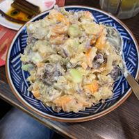 Potato salad  at Yasai Izakaya Genki in Tokyo