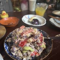 Potato salad  at Yasai Izakaya Genki in Tokyo