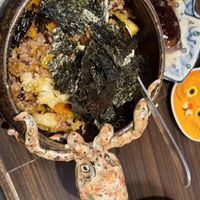 Vegan okonomiyaki  at Yasai Izakaya Genki in Tokyo