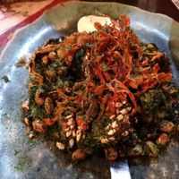 Vegan okonomiyaki at Yasai Izakaya Genki in Tokyo