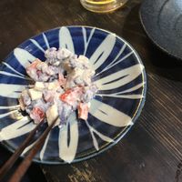 Dish from vegan menu at Yasai Izakaya Genki in Tokyo