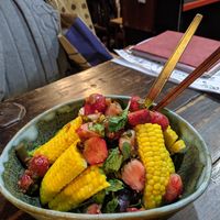 one of the salad items at Yasai Izakaya Genki in Tokyo