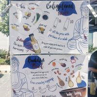 Menu at Buddha Bowl - Market Stall in San Diego