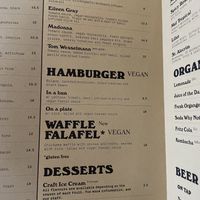 Menu   at Maus Habitos in Porto