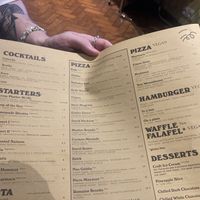 Menu   at Maus Habitos in Porto