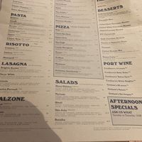 Menu  at Maus Habitos in Porto