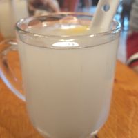 Homemade barley tea with lemon at Little Beans Gourmet in Canning Vale