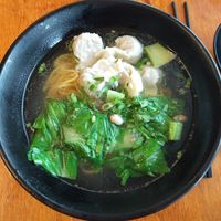 Wonton noodle soup (vegan version) at Little Beans Gourmet in Canning Vale