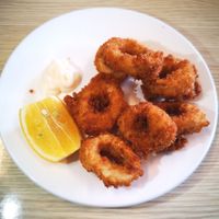 Vegan Calamari at Little Beans Gourmet in Canning Vale