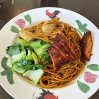 Dry wonton noodles   at Little Beans Gourmet in Canning Vale