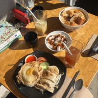 Hainan chicken, chee cheong fun and laksa   at Little Beans Gourmet in Canning Vale
