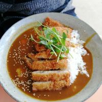 'Chicken' katsu curry at Little Beans Gourmet in Canning Vale