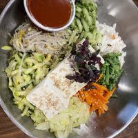Vegan bibimbap   at Yong's Kal-Bi in Waimea