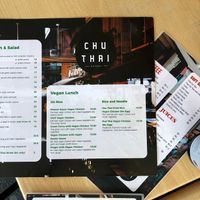 Chu Thai lunch menu at Chu Thai Eatery in Auckland