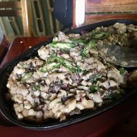 Sisig at Fox and the Firefly in Bohol