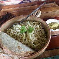 Aglio olio  at Fox and the Firefly in Bohol