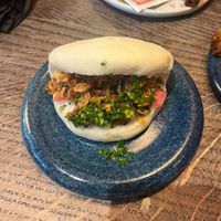 shiitake mushroom bao bun  at Mr Bao in South East London