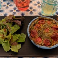 Tartelette du jour at La Cabane en Ville in Aix-en-provence
