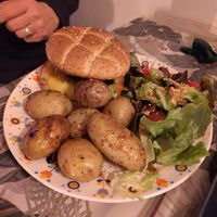 Burger de seitan   at La Cabane en Ville in Aix-en-provence