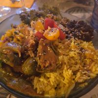 Buddha bowl at La Cabane en Ville in Aix-en-provence