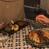 Buddha bowl with a side or rouge at La Cabane en Ville in Aix-en-provence