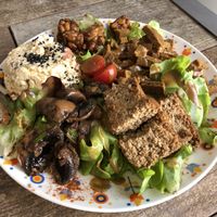 Salade De Cobane which was varied and interesting. at La Cabane en Ville in Aix-en-provence