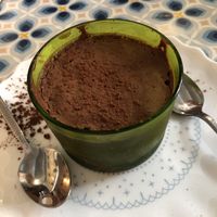 Home made vegan chocolate mousse...to die for! at La Cabane en Ville in Aix-en-provence