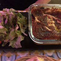 Lasagne at La Cabane en Ville in Aix-en-provence