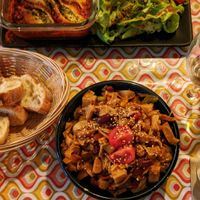 Jackfruit á la Mexicane & Conchiglioni Ricotta at La Cabane en Ville in Aix-en-provence