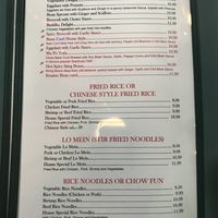 Vegetables at Chopsticks in Bangor