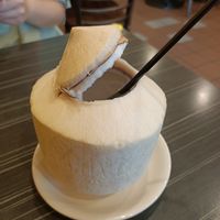 Young Coconut Juice at Eat Mii Cafe in West End