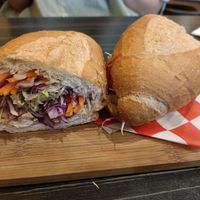 Vegan Tofu Bahn Mi at Eat Mii Cafe in West End