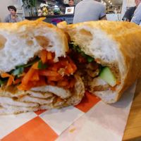 Tofu Bahn mi at Eat Mii Cafe in West End