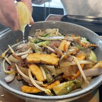 Stir fry veggies and tofu with noodles   at Phonatic in Adelaide