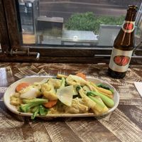 Stir fry with tofu & vegetables  at Phonatic in Adelaide