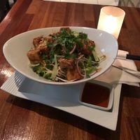 Noodle salad with tofu (amazing!) at Mrs Saigon in Malmo